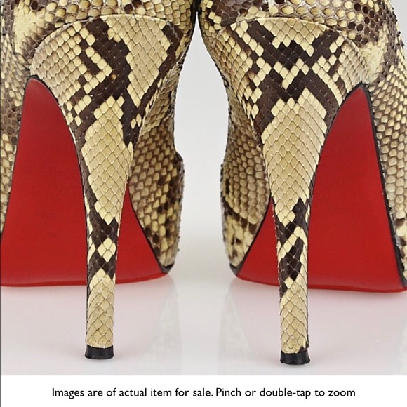 Christian Louboutin Authentic Python Stilettos! - Picture 4 of 4
